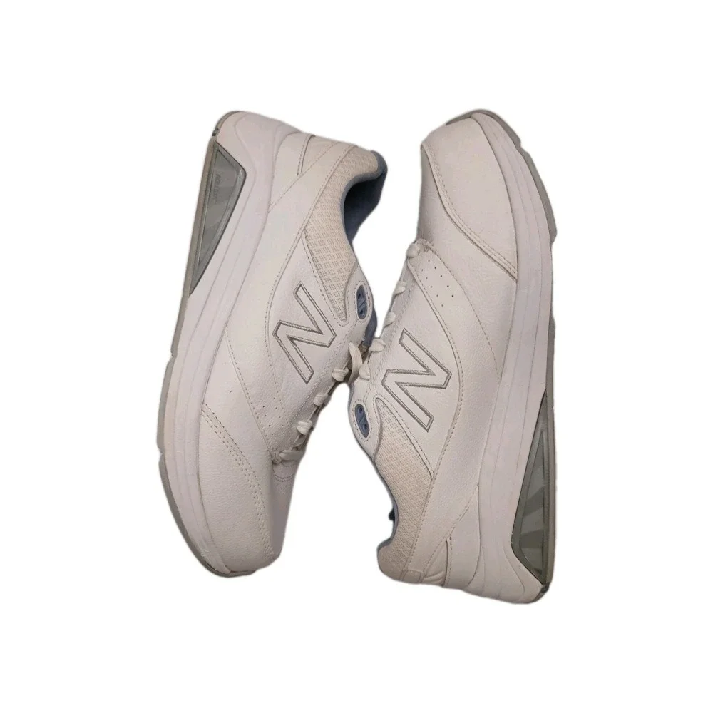 New Balance 928v3 Walking Shoes Women 11D White Leather Comfort Sneakers‎ #1477